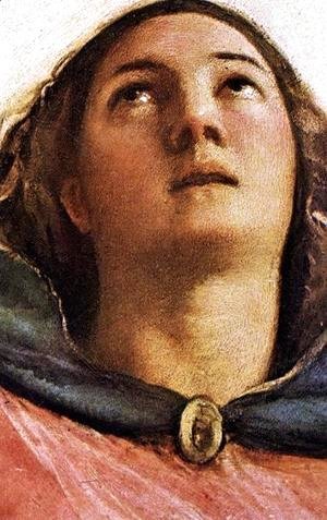 Assumption of the Virgin (detail-1) 1516-18