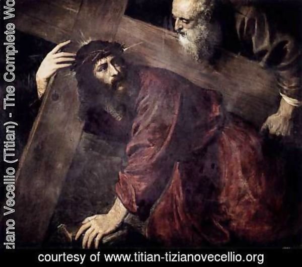 Tiziano Vecellio (Titian) - Christ Carrying the Cross c. 1565
