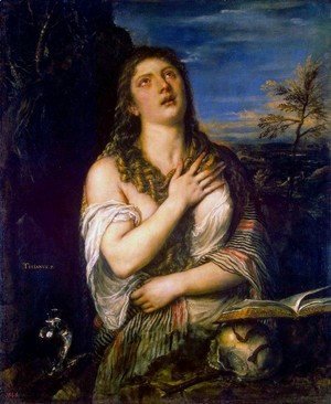 Tiziano Vecellio (Titian) - Penitent Mary Magdalen 1560s