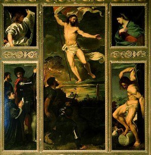 Tiziano Vecellio (Titian) - Polyptych of the Resurrection 1520-22