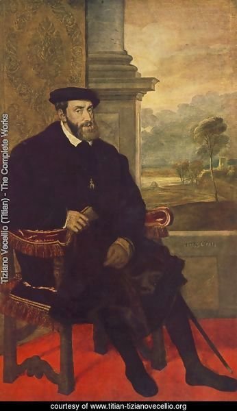 Portrait of Charles V Seated 1548