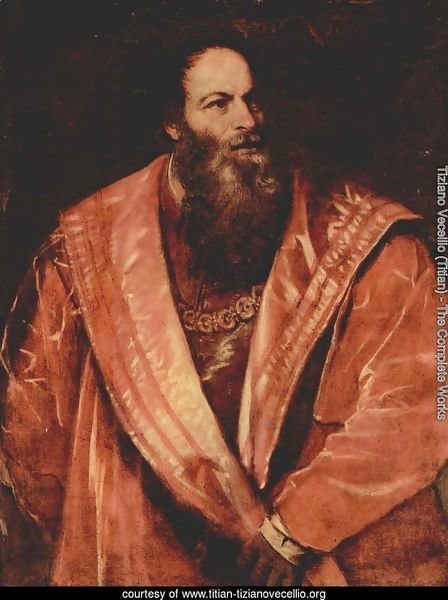 Portrait of Pietro Aretino 1545