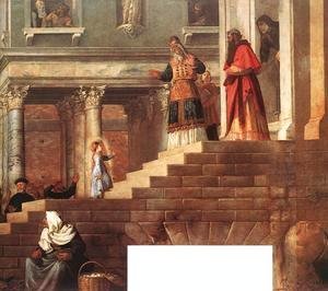 Tiziano Vecellio (Titian) - Presentation of the Virgin at the Temple (detail) 1539