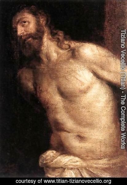 Tiziano Vecellio (Titian) - The Scourging of Christ c. 1560