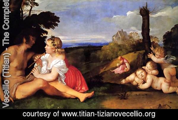 Tiziano Vecellio (Titian) - The Three Ages of Man 1511-12