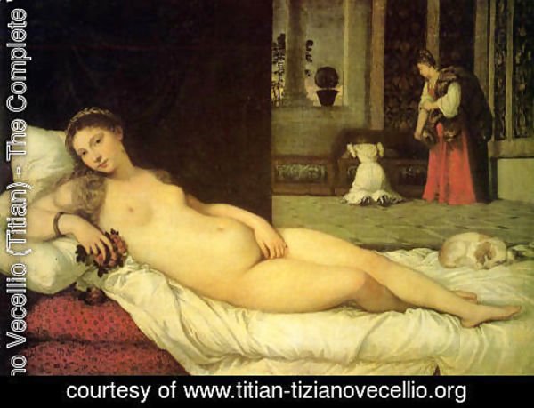 Tiziano Vecellio (Titian) - The Venus of Urbino 1538