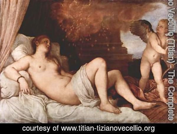 Tiziano Vecellio (Titian) - Danae and the Shower of Gold