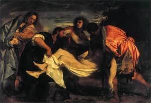Tiziano Vecellio (Titian) - Entombment of Christ