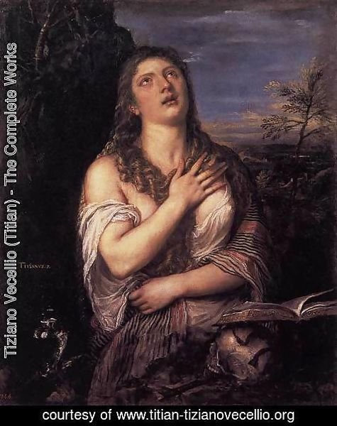 Tiziano Vecellio (Titian) - Penitent St Mary Magdalene