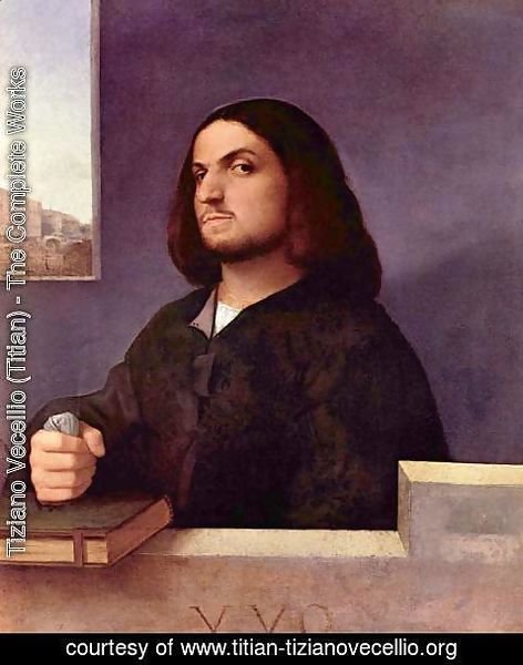Tiziano Vecellio (Titian) - Portrait of a Venetian nobleman