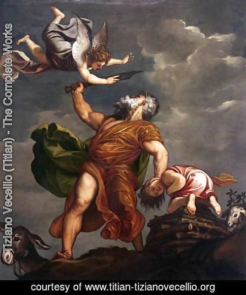 Tiziano Vecellio (Titian) - Sacrifice of Isaac