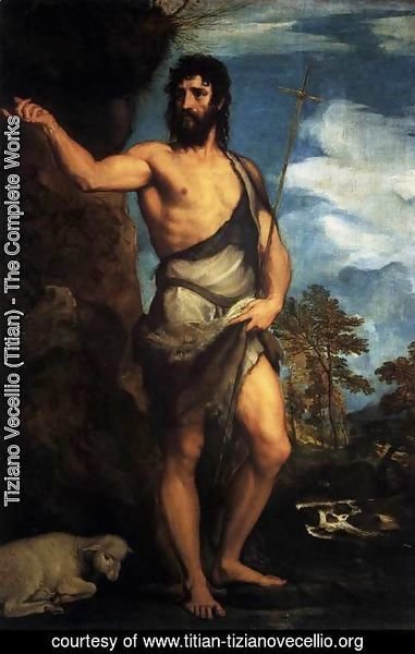 Tiziano Vecellio (Titian) - St John the Baptist in the Desert