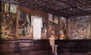 Tiziano Vecellio (Titian) - View of the Sala Capitolare
