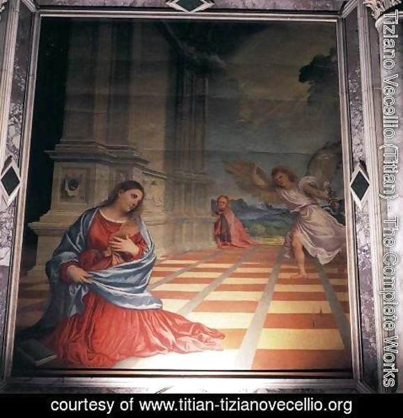 Tiziano Vecellio (Titian) - The Annunciation