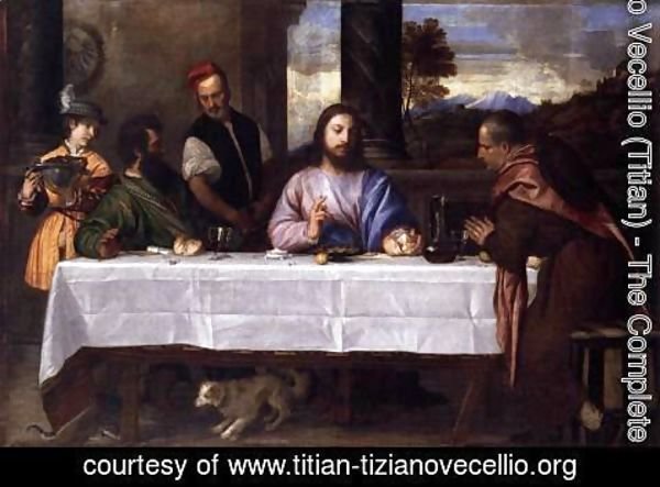 Tiziano Vecellio (Titian) - Supper at Emmaus 2
