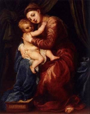 Tiziano Vecellio (Titian) - Virgin and Child 2