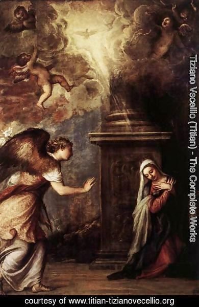 Tiziano Vecellio (Titian) - The Annunciation 2