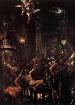 Tiziano Vecellio (Titian) - Martyrdom of St Lawrence 2