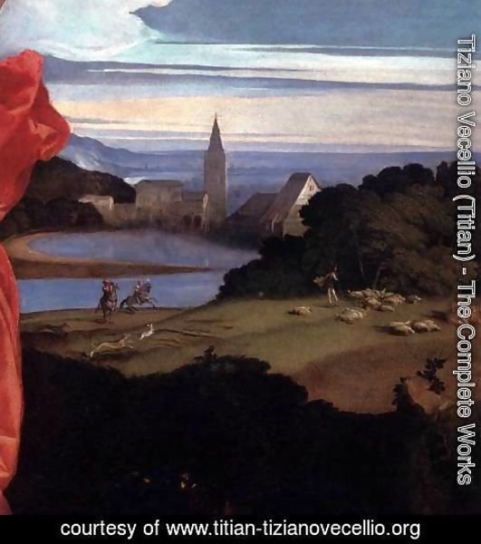 Tiziano Vecellio (Titian) - Sacred and Profane Love (detail) 2