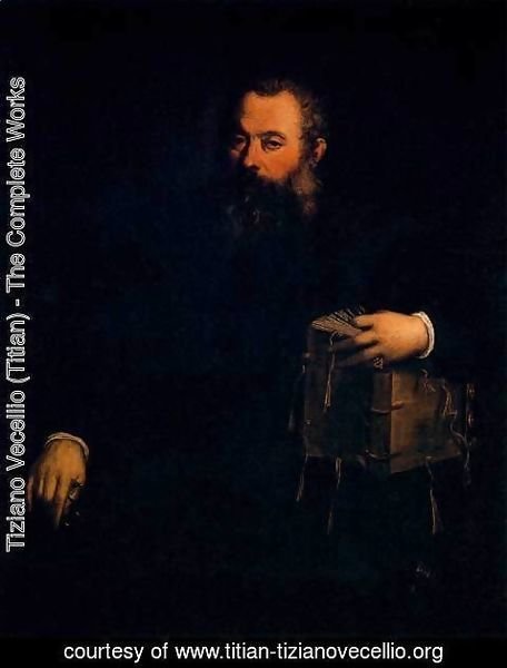Tiziano Vecellio (Titian) - Portrait of Andreas Vesalius