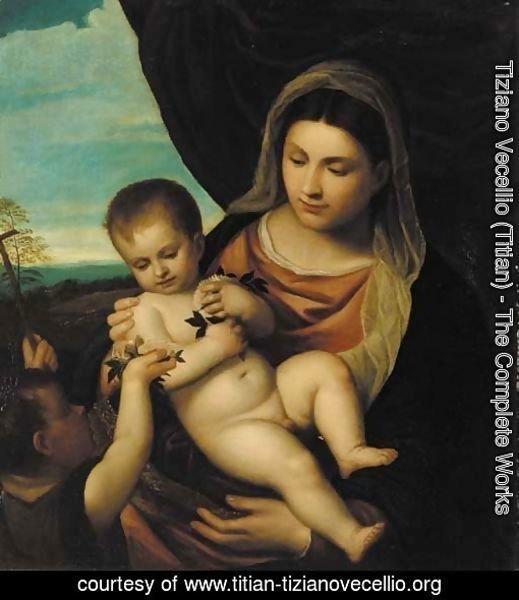 The Madonna and Child with the infant St. John the Baptist