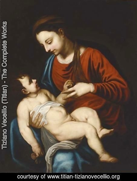 Tiziano Vecellio (Titian) - The Madonna and Child 2