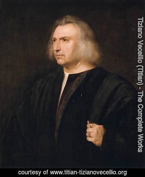 Tiziano Vecellio (Titian) - Portrait of the Physician Gian Giacomo Bartolotti da Parma