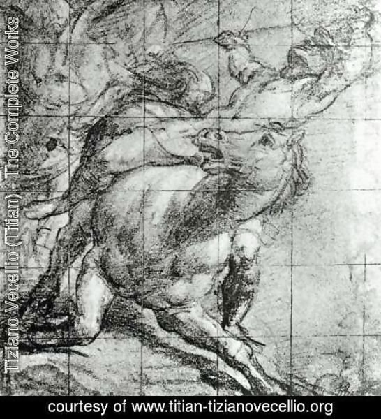 Tiziano Vecellio (Titian) - Horse and Rider