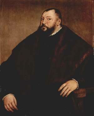 Tiziano Vecellio (Titian) - Portrait of the Great Elector John Frederick of Saxony