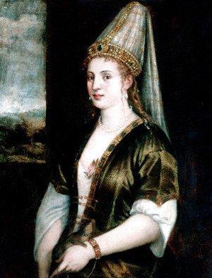 Tiziano Vecellio (Titian) - The Red Sultana