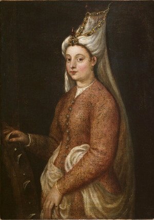 Tiziano Vecellio (Titian) - Cameria, daughter of Suleiman the Magnificent
