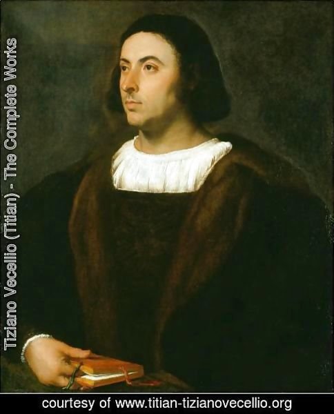 Tiziano Vecellio (Titian) - Portrait of Jacopo Sannazaro