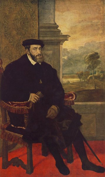 Portrait of Charles V Seated 1548