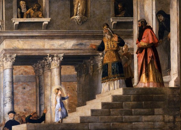 Presentation of the Virgin at the Temple (detail 3)