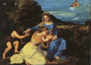 Madonna and Child with the Young St. John the Baptist and St. Catherine 1530