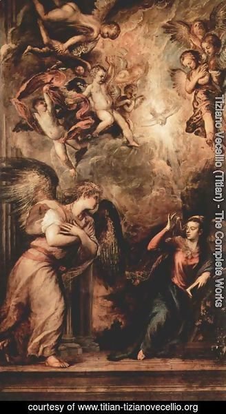Tiziano Vecellio (Titian) - Annunciation 1559-62