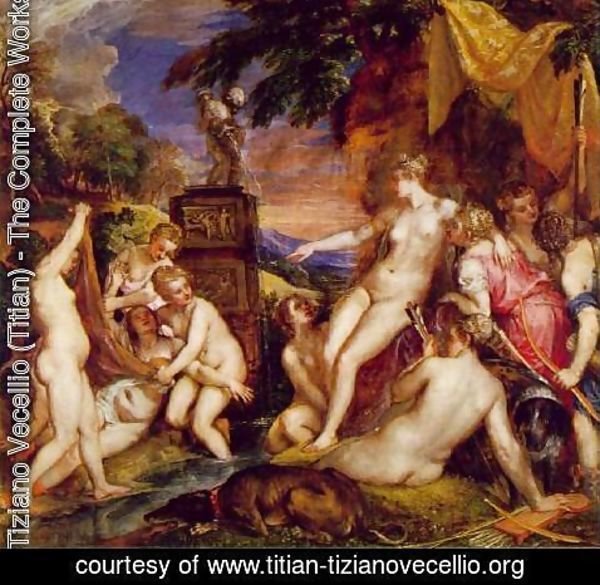Tiziano Vecellio (Titian) - Diana and Callisto 1559