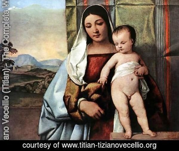 Tiziano Vecellio (Titian) - Gipsy Madonna c. 1510