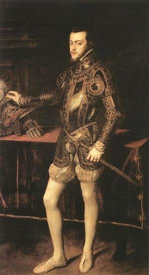 Tiziano Vecellio (Titian) - King Philip II 1551