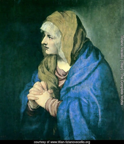 Mater Dolorosa (with clasped hands) 1550
