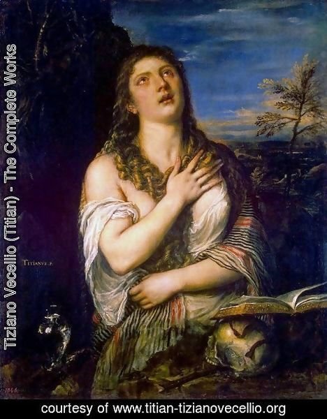 Tiziano Vecellio (Titian) - Penitent Mary Magdalen 1560s