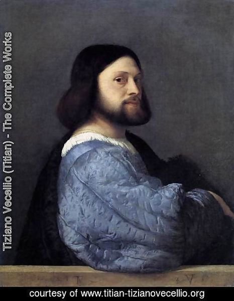 Tiziano Vecellio (Titian) - Portrait of a Man 1508-10
