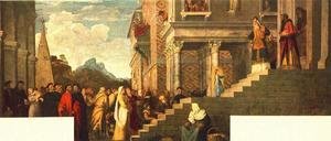 Tiziano Vecellio (Titian) - Presentation of the Virgin at the Temple 1539