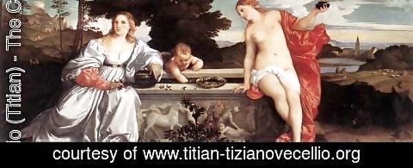 Tiziano Vecellio (Titian) - Sacred and Profane Love 1514