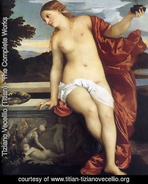 Tiziano Vecellio (Titian) - Sacred and Profane Love (detail-2)  1514