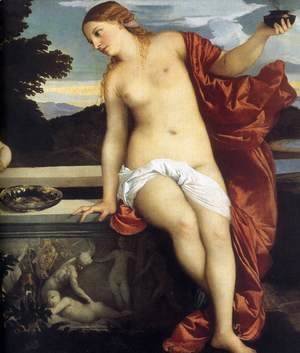 Tiziano Vecellio (Titian) - Sacred and Profane Love (detail-2)  1514