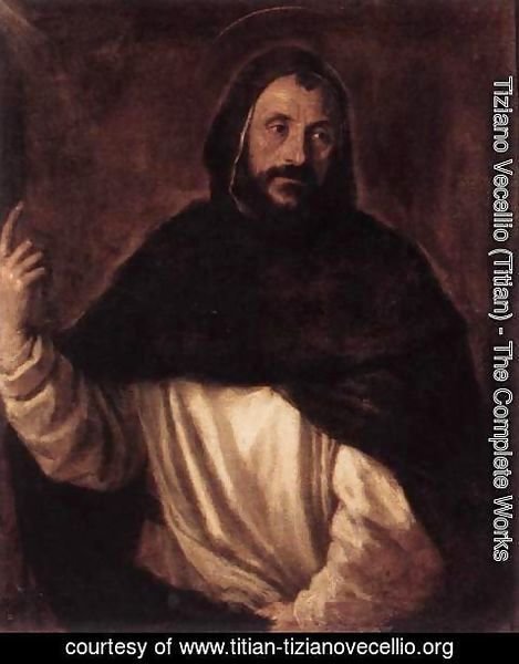 Tiziano Vecellio (Titian) - St Dominic c. 1565