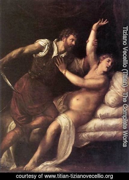 Tiziano Vecellio (Titian) - Tarquin and Lucretia