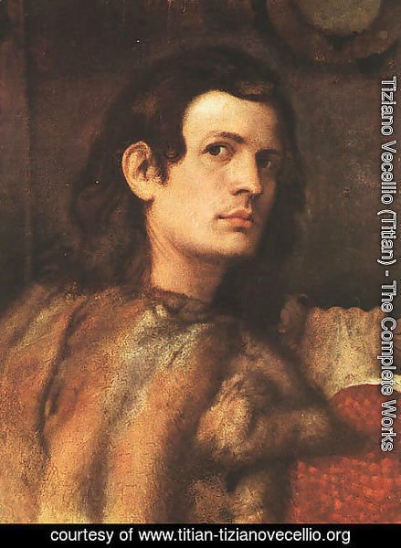 Tiziano Vecellio (Titian) - Portrait of a Man 1512-13