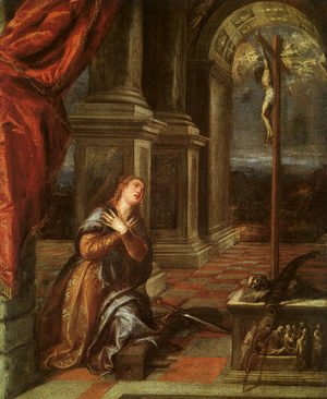 St. Catherine of Alexandria at Prayer 1567-68